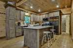 Breakfast bar seating for two
